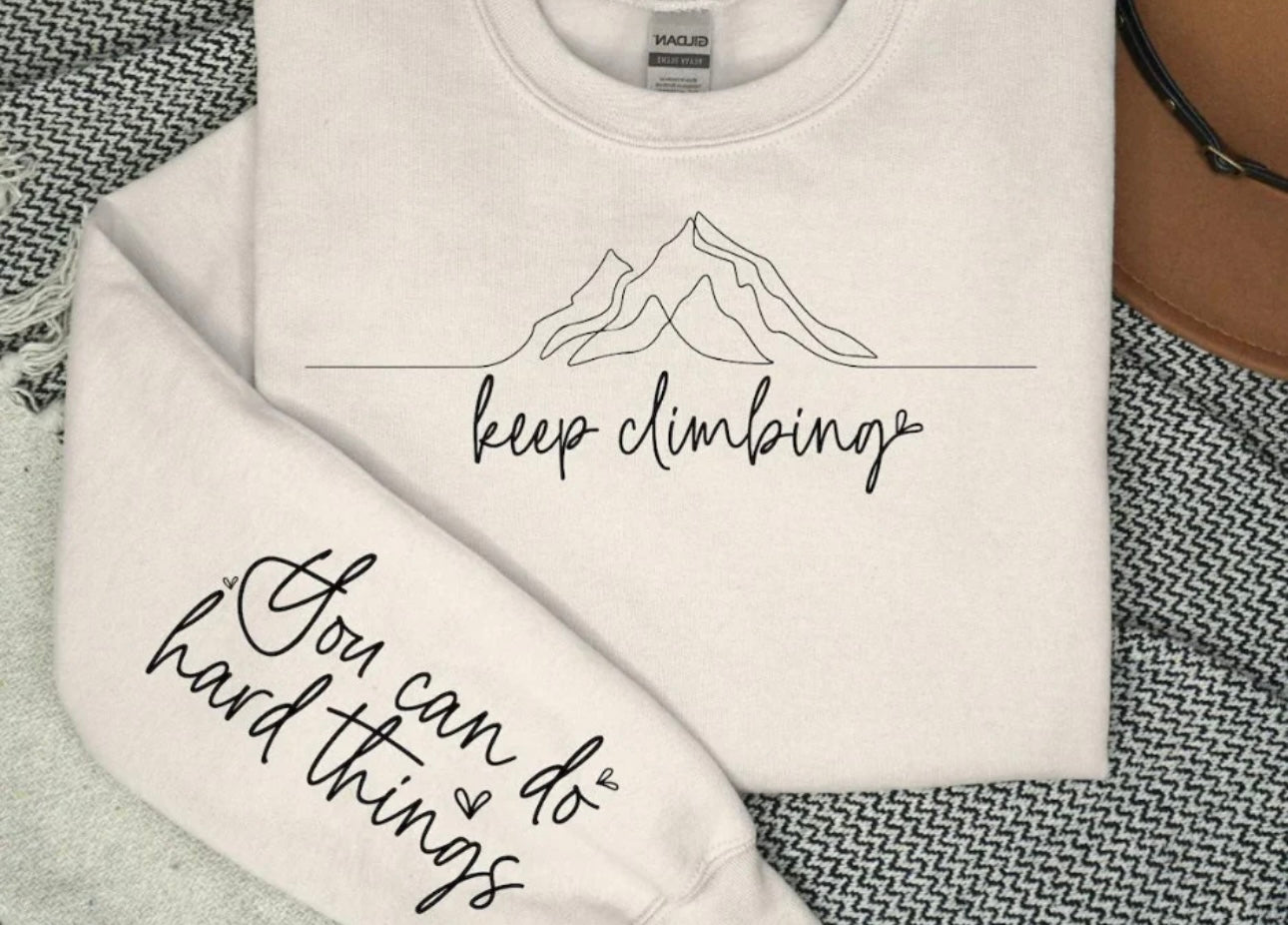 Adult - Screen Print - Keep Climbing