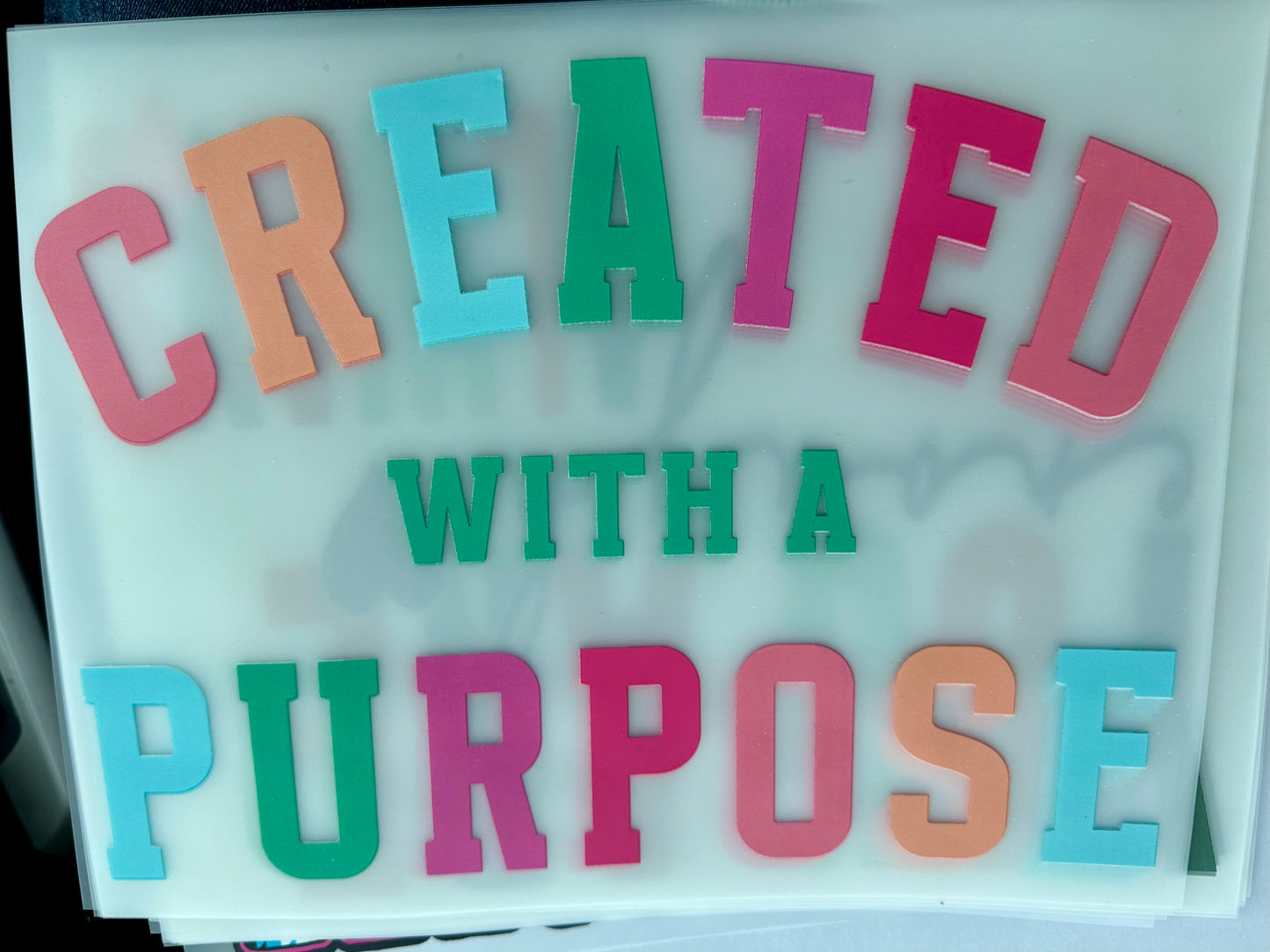 Adult - Screen Print - Created with a Purpose