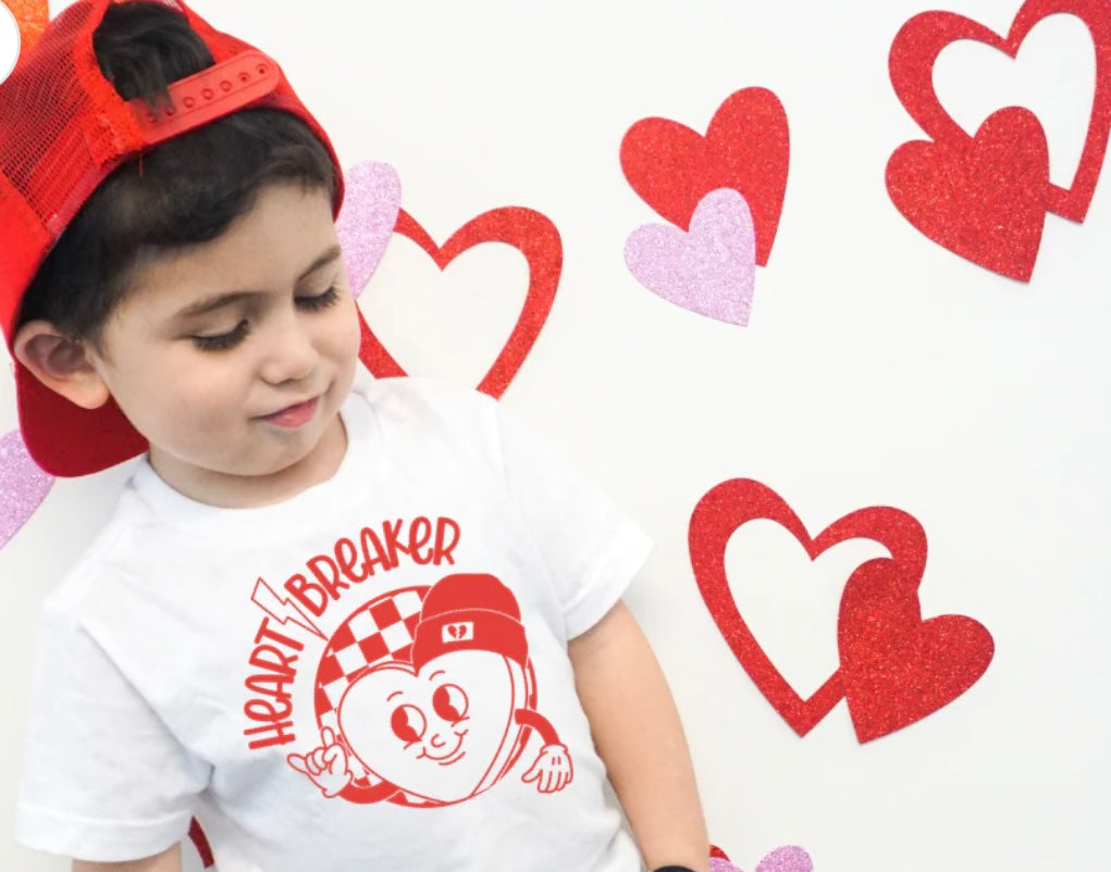 Toddler - Screen Print - Heart Breaker Retro