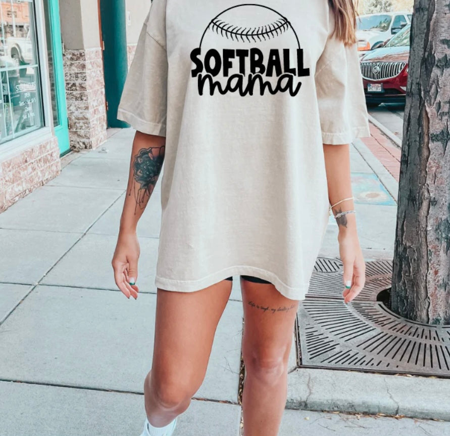 Adult - Screen Print - Softball MAMA