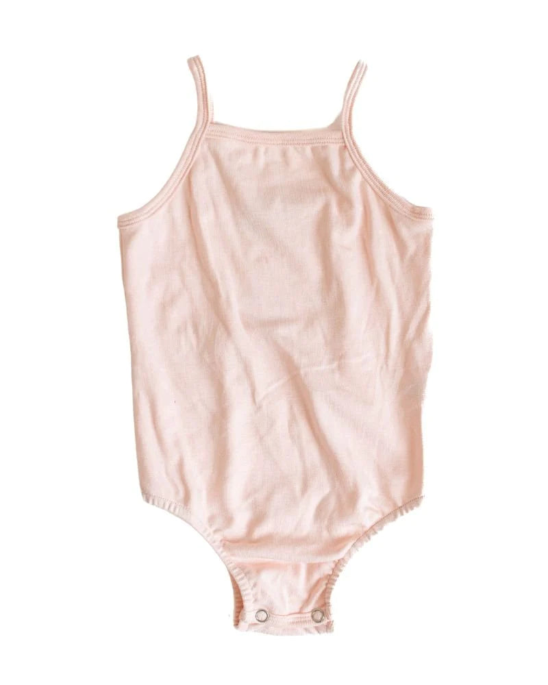 Emerson Square Neck Cami Leotard - Rose