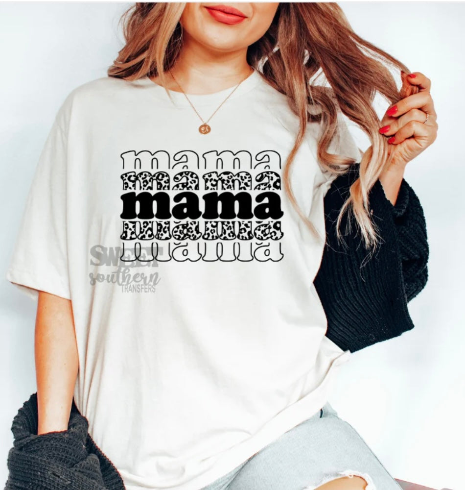 Adult - SCREEN PRINT - MAMA CHEETAH