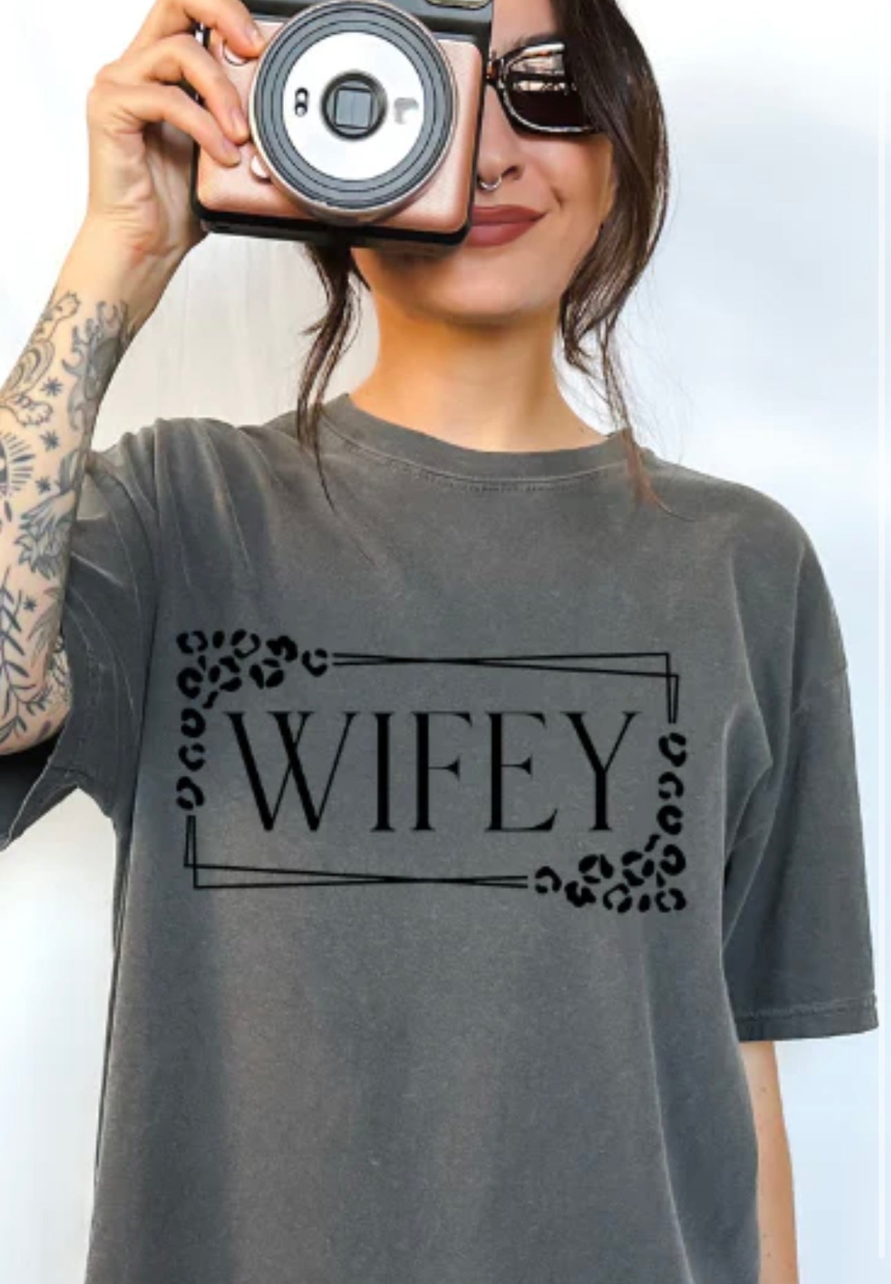 Adult - Screen Print - Wifey Cheetah