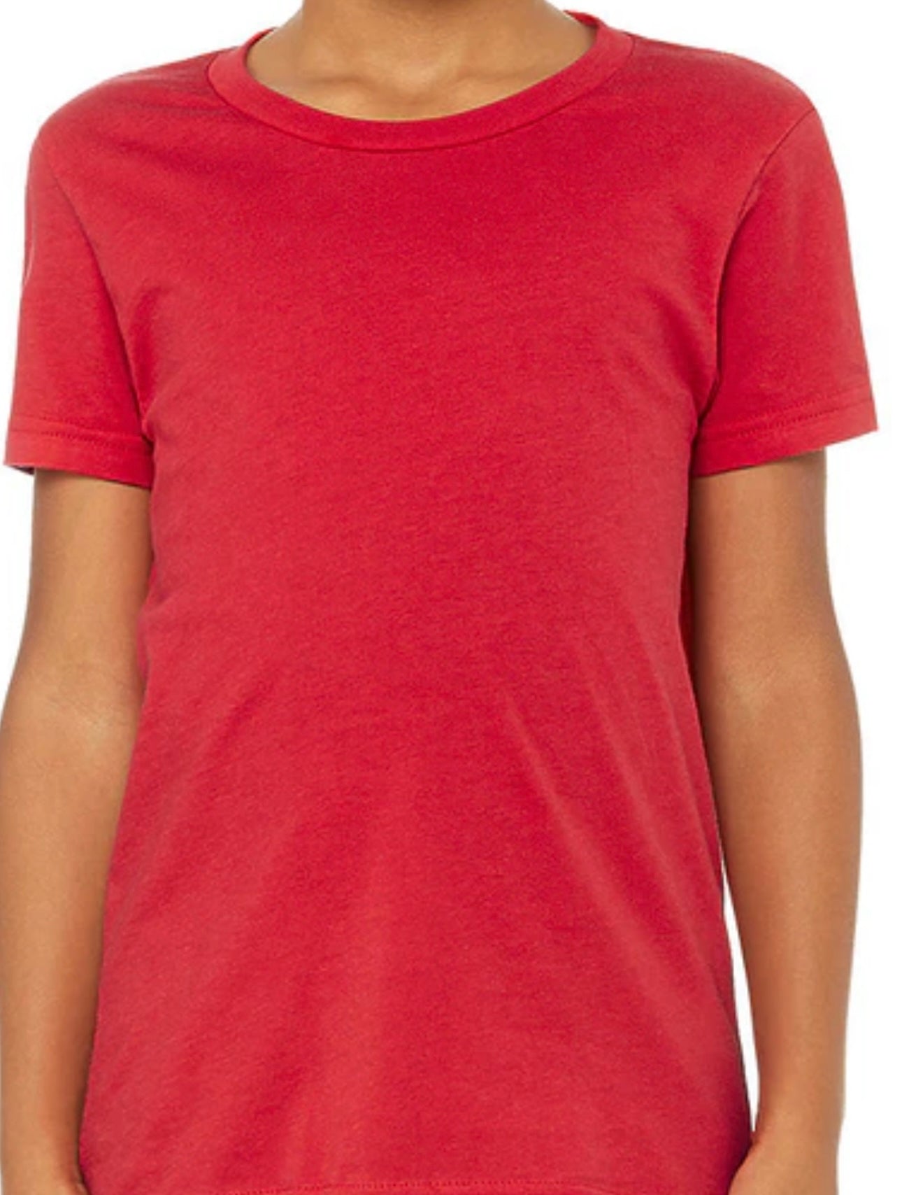 Youth Unisex Jersey Short Sleeve Shirt - Red