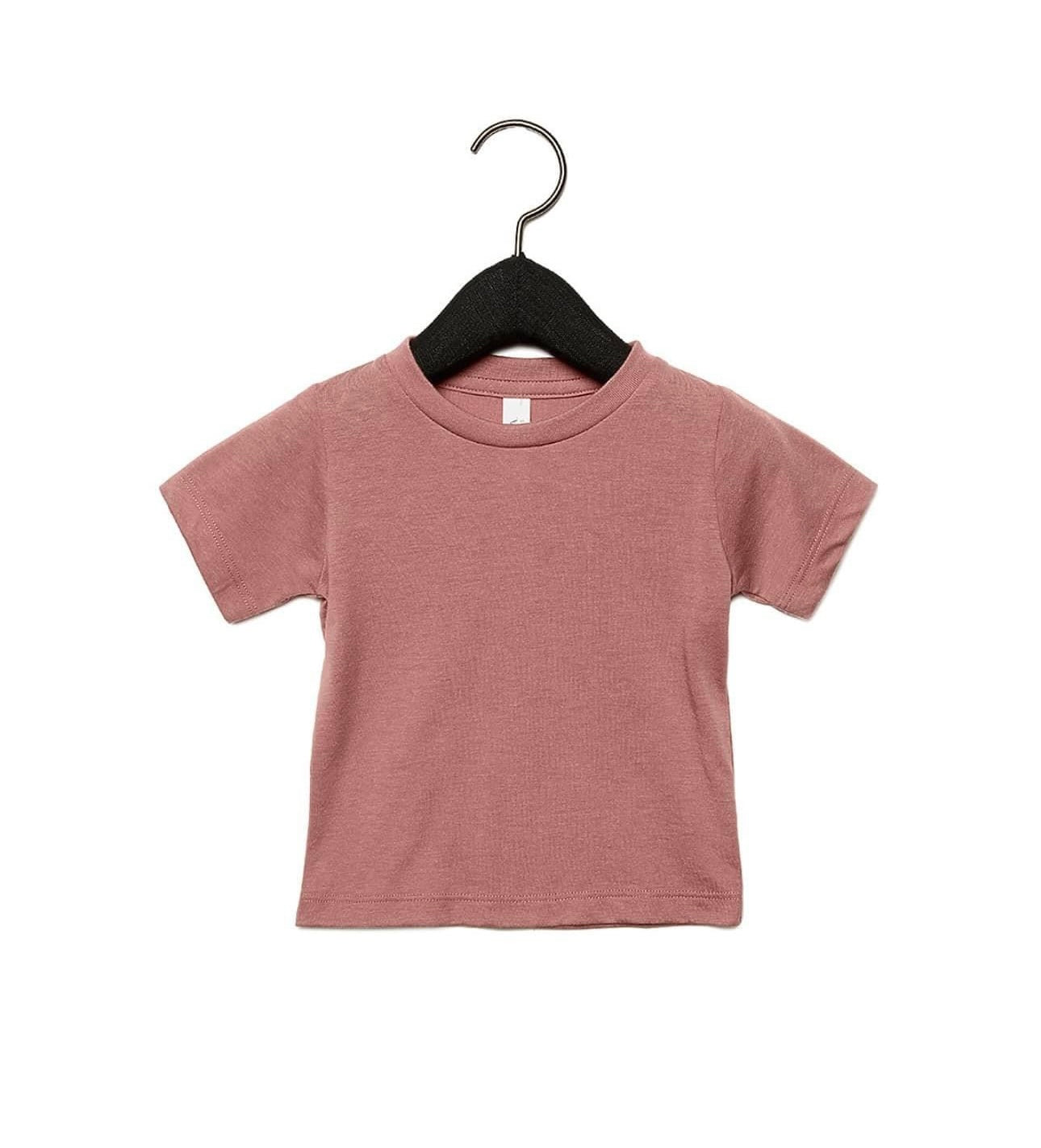 Infant Triblend Short Sleeve - Mauve