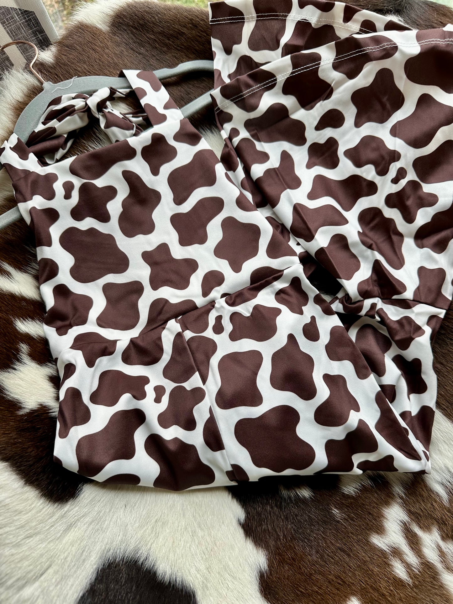 Pleated Bell Bottom Jumpsuit