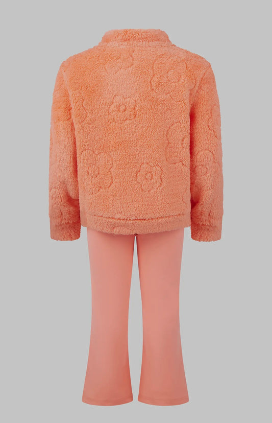 Toddler Sherpa Bomber Jacket & Flare Set