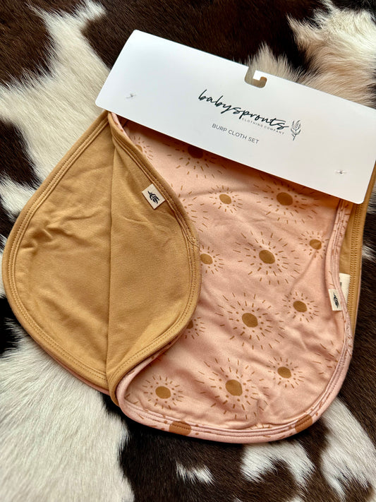 Bamboo Burp Cloth Set