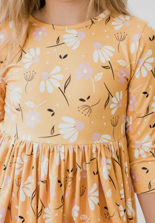 Dandelions in Fall Twirl Dress