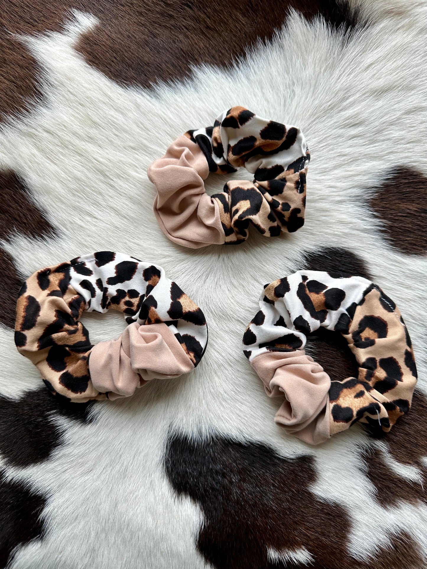 Cheetah Scrunchie