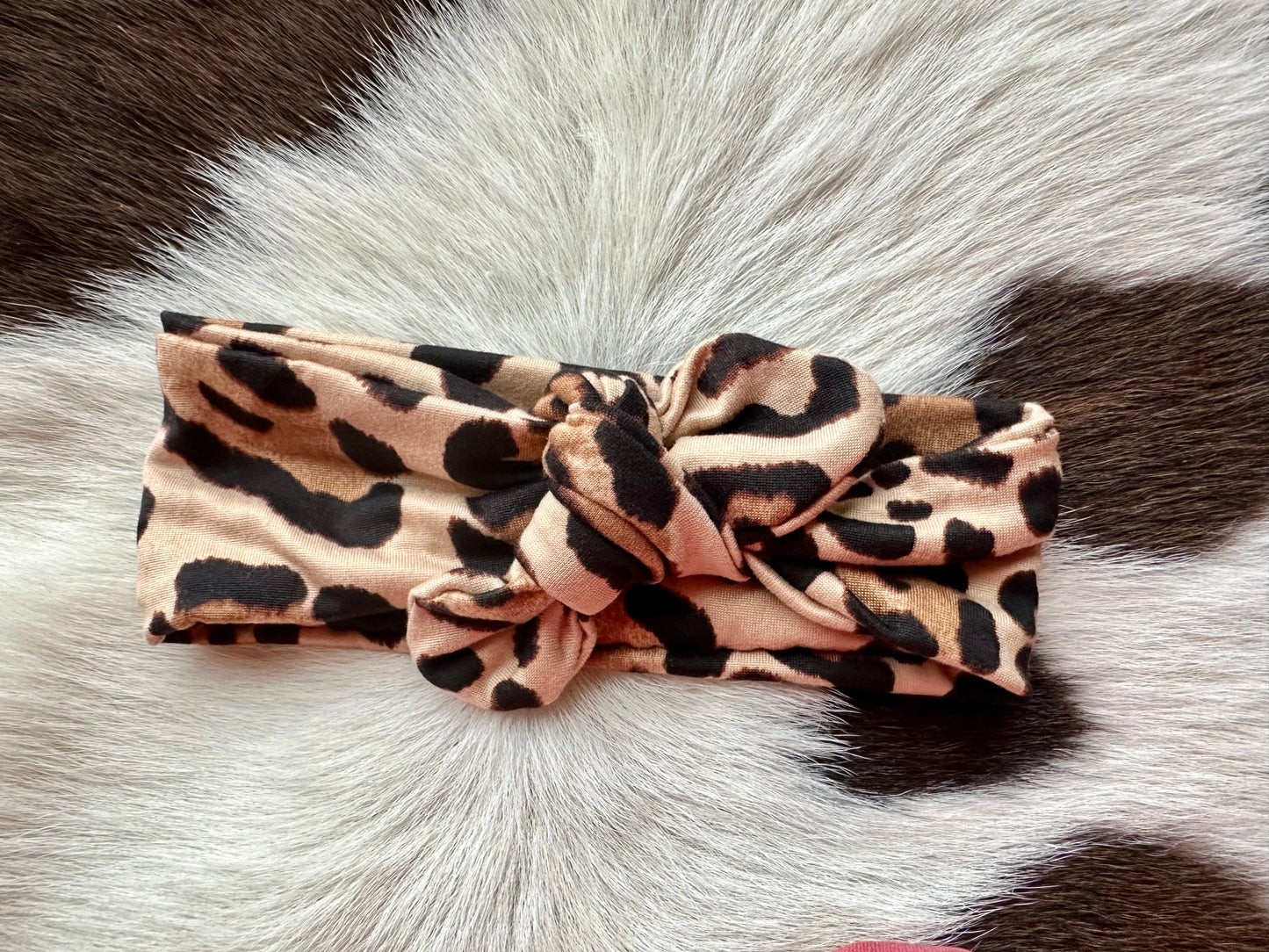 Knot Bow Headband - Cheetah