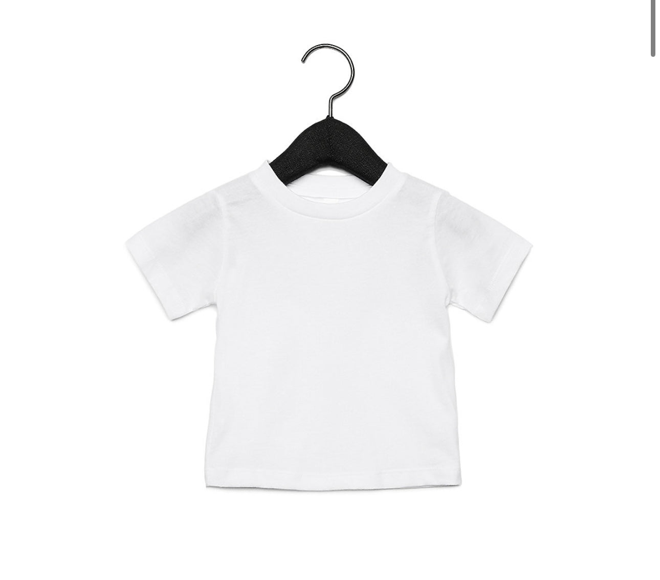 Infant Jersey Short Sleeve Shirt - White