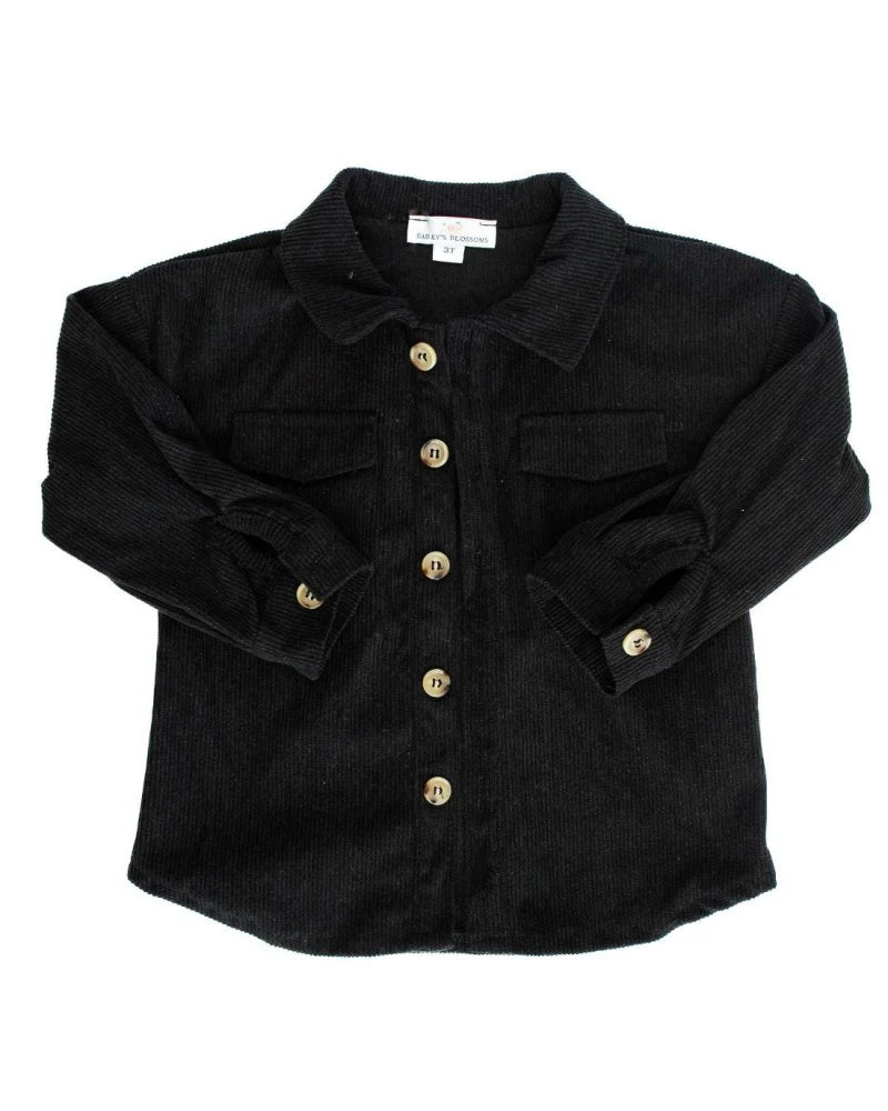 Kinsley Shirt Jacket - Black