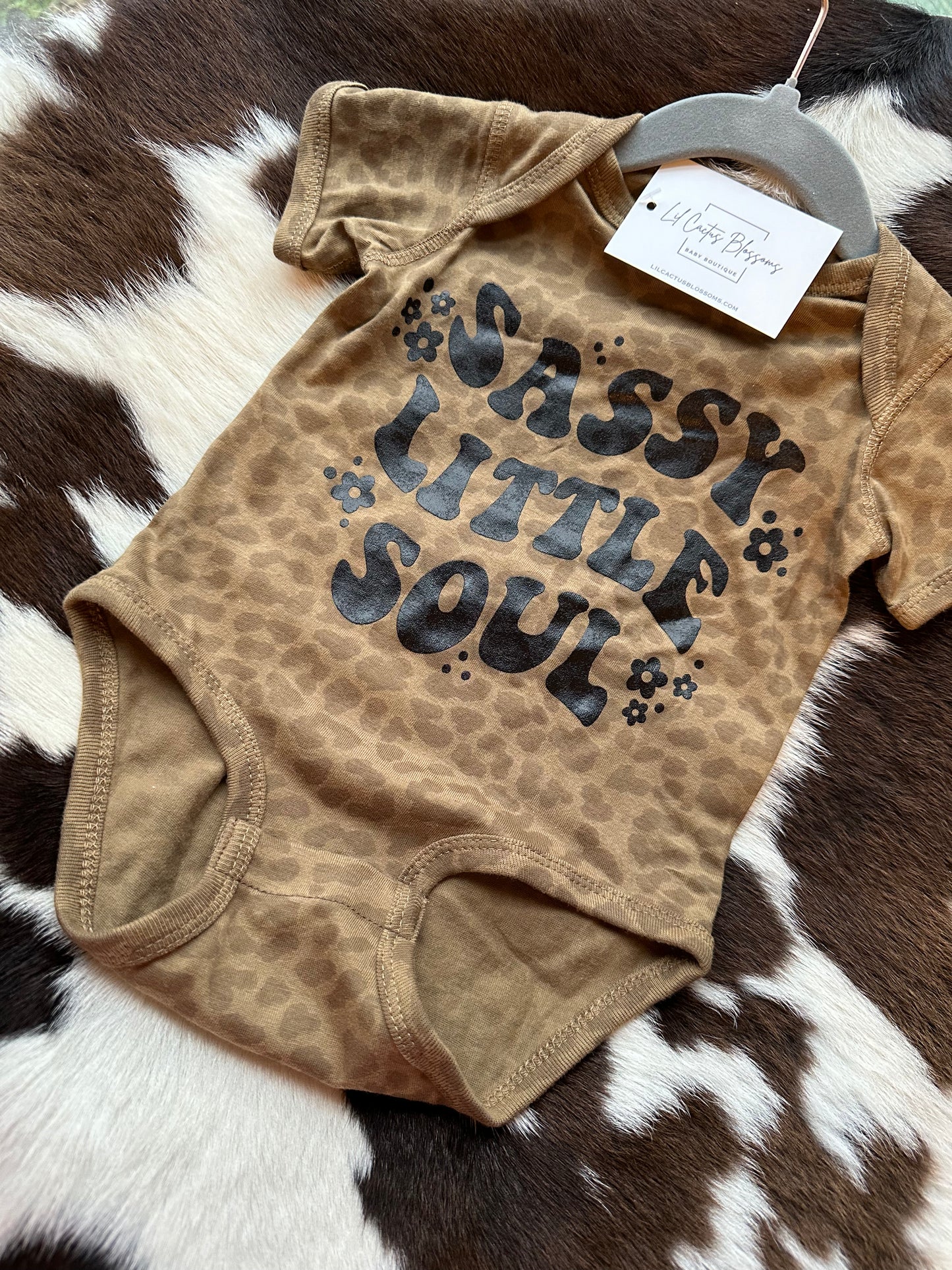 Sassy Little Soul Brown Leopard