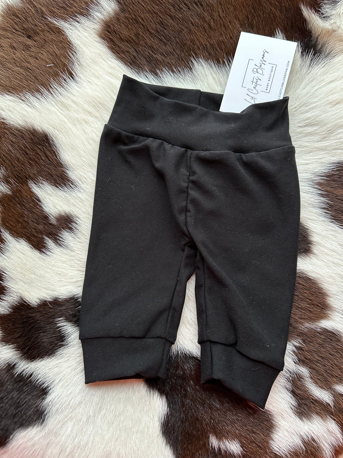 Solid Black • Infant/Toddler Joggers