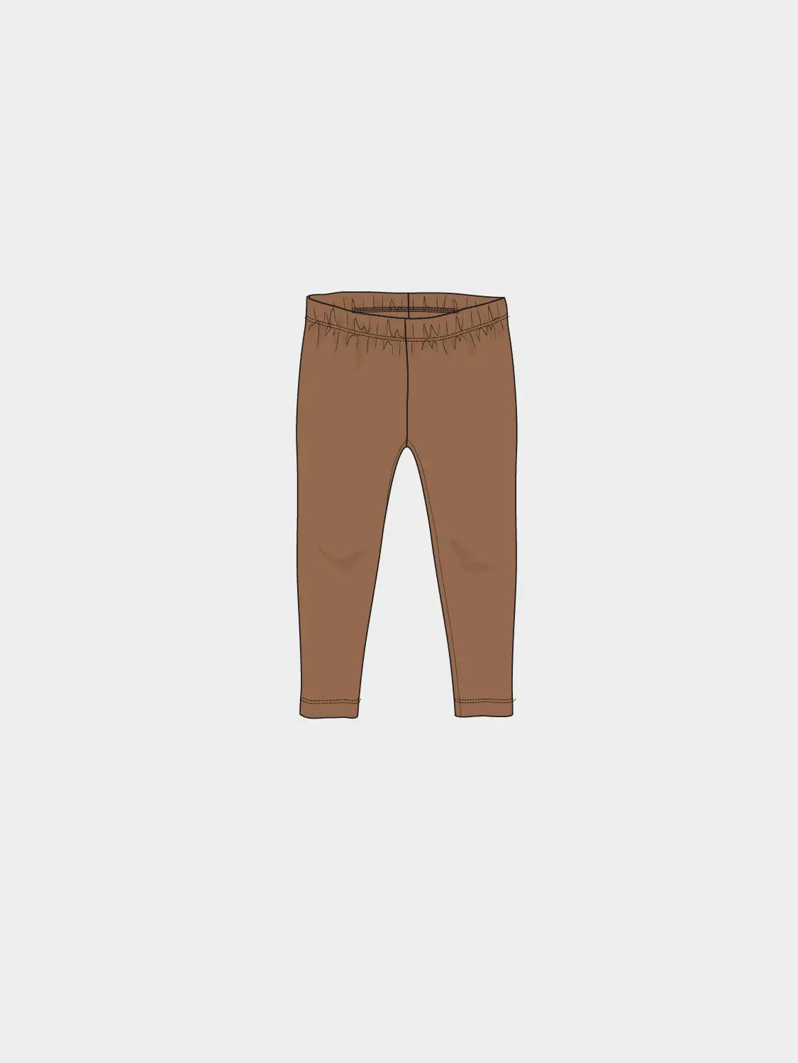 Basic Leggings in Caramel