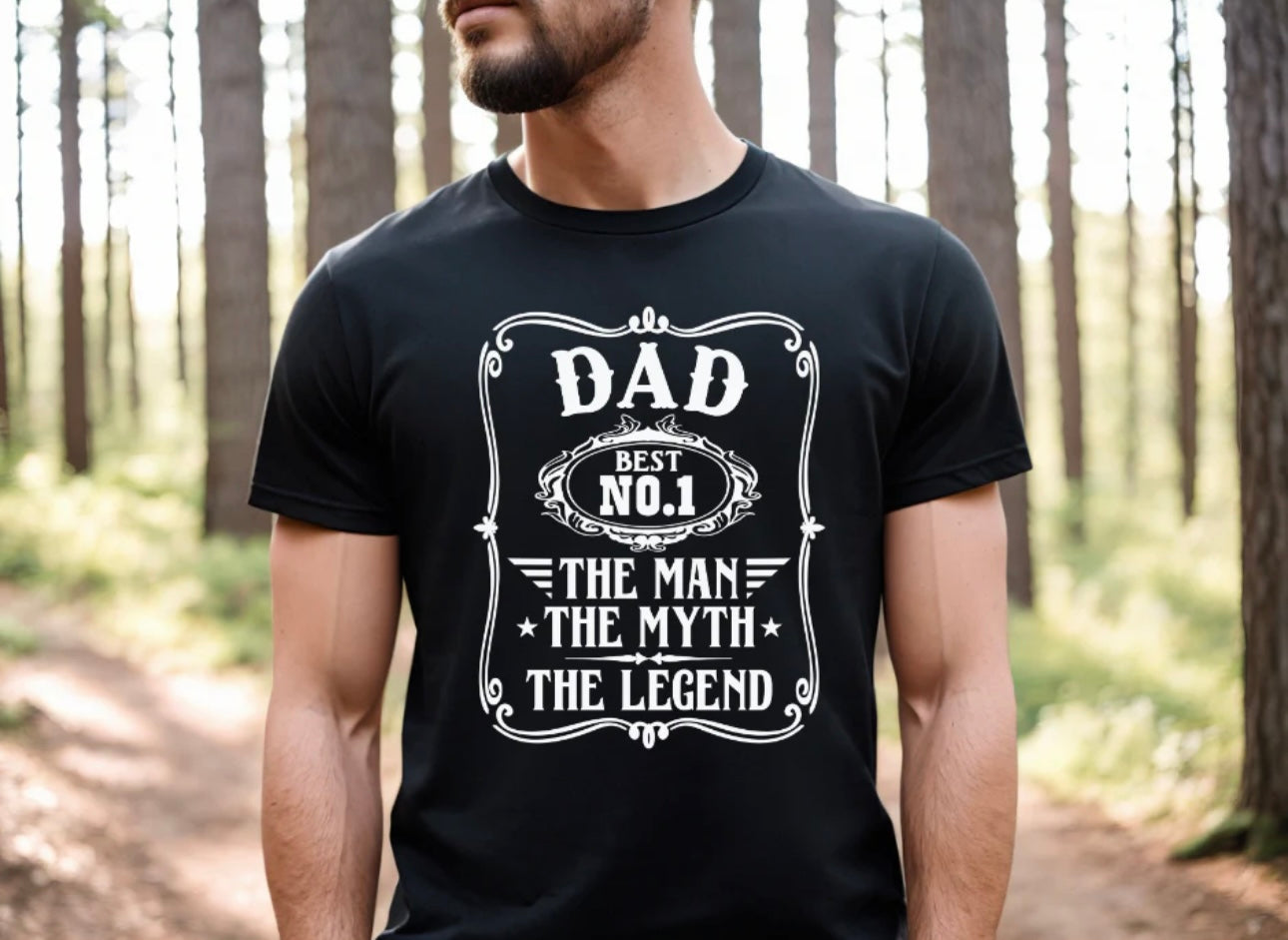 Adult - Screen Print - Dad The Man