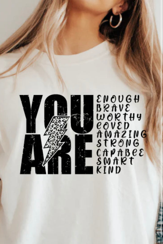 Adult - Screen Print - You Are