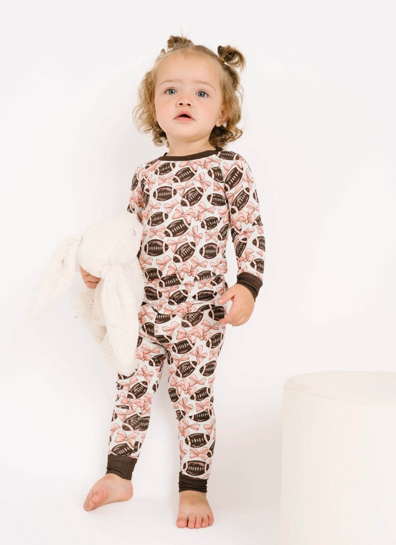 Football & Bow Bamboo Set