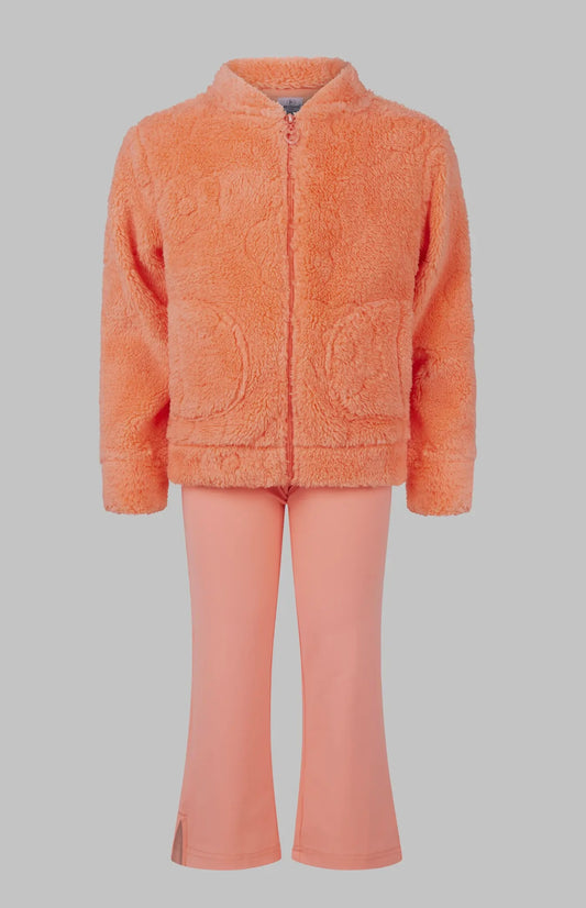 Toddler Sherpa Bomber Jacket & Flare Set