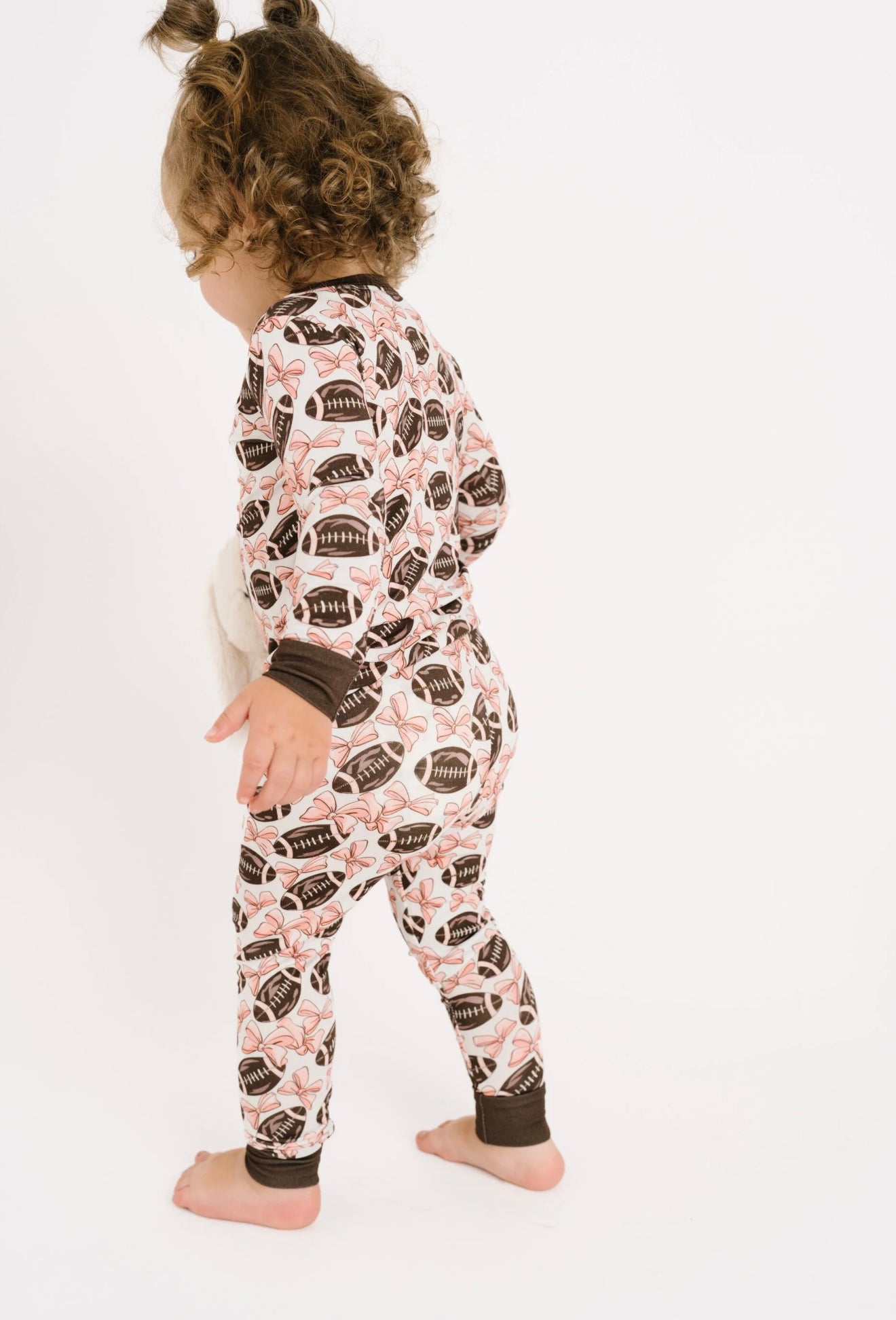 Football & Bow Bamboo Set