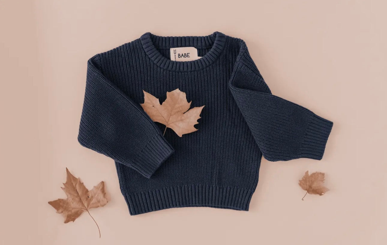 Cozy Knit Baby Sweater