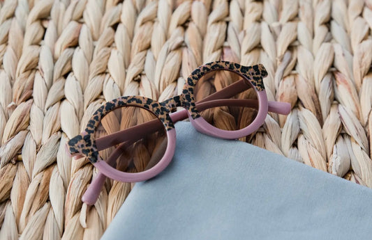 Purple Cheetah Sunglasses