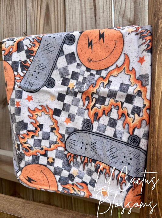 Smiley Flames Swaddle