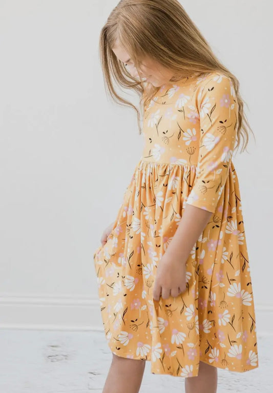 Dandelions in Fall Twirl Dress