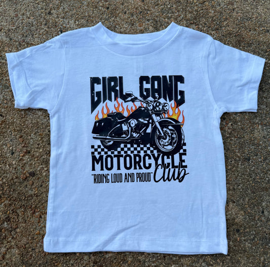 Girl Gang Motorcycle Club - Toddler Tee
