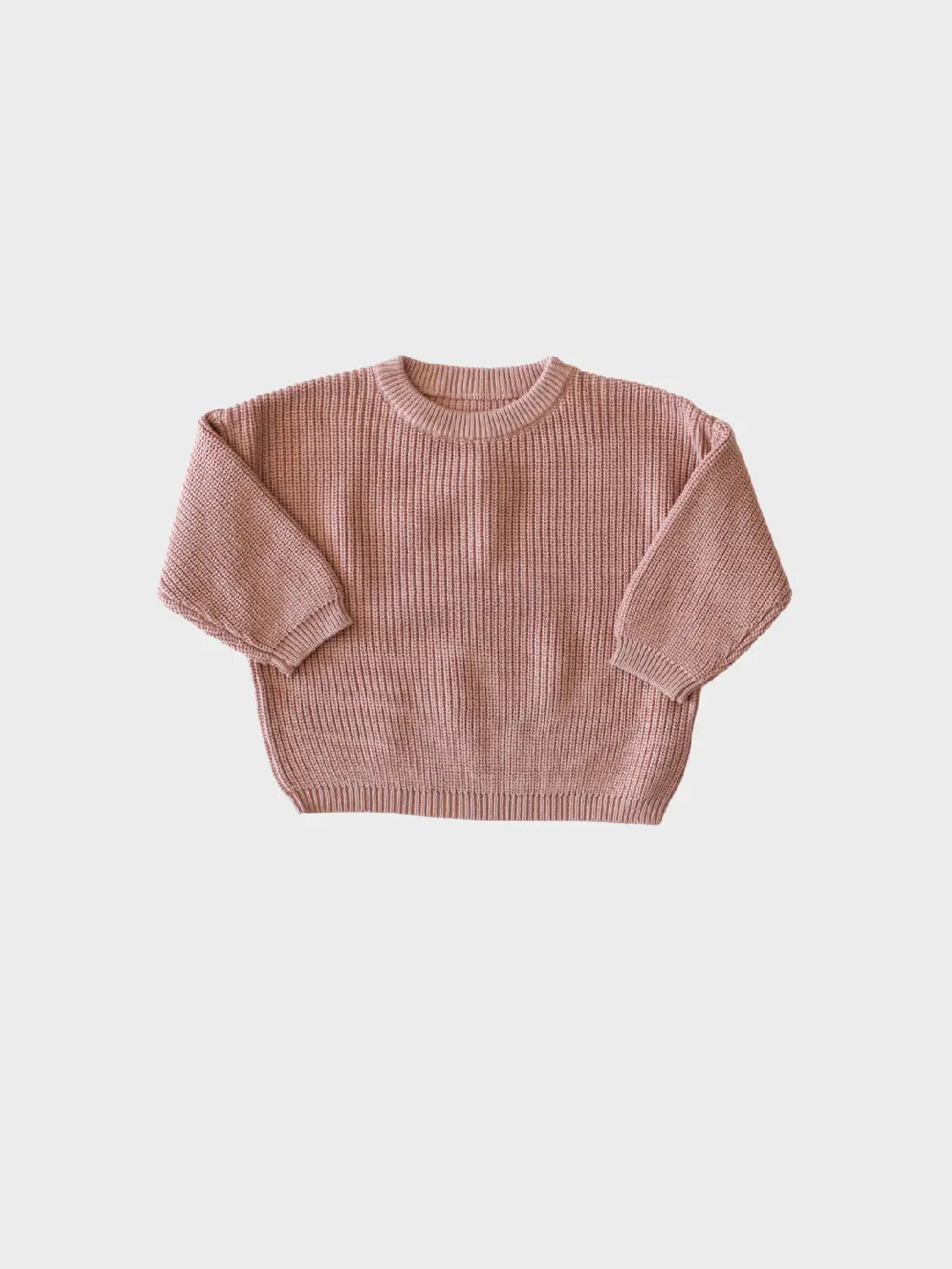 Chunky Knit Sweater - Rose